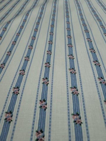 Elegante gestreepte stof met knoppen - Textiel - 600 cm -
