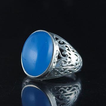 Chalcedoon - Zilver - Ring - Sterlingzilver