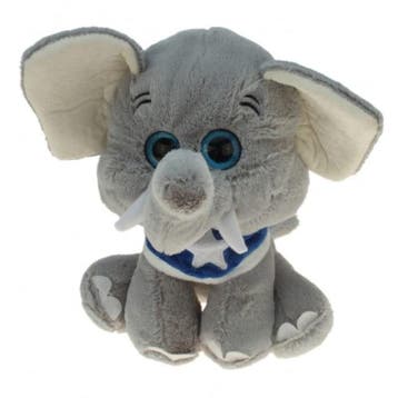 Enno olifant knuffel - pluche - 25 cm - dierenknuffel, Verzenden, Nieuw