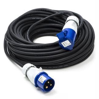 CEE verlengkabel | Q-link | 30 meter, Doe-het-zelf en Verbouw, Elektra en Kabels, Nieuw, Verzenden