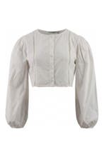 Na-kd Blouse in maat 36 Wit, Na-kd, Verzenden, Zo goed als nieuw, Wit