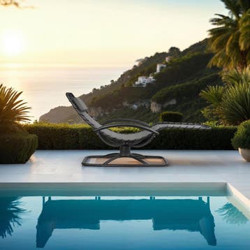Ligstoel Toulon, ergonomisch, schommelfunctie, Verzenden, Nieuw