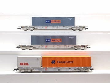Fleischmann H0 - 94 5246 - Modeltrein goederenwagon (3) - 3x, Nieuw