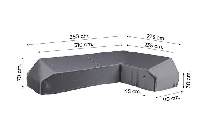 Platinum Aerocover platform loungesethoes 350x275 cm -, Tuin en Terras, Tuinsets en Loungesets, Nieuw, Overige materialen, Verzenden