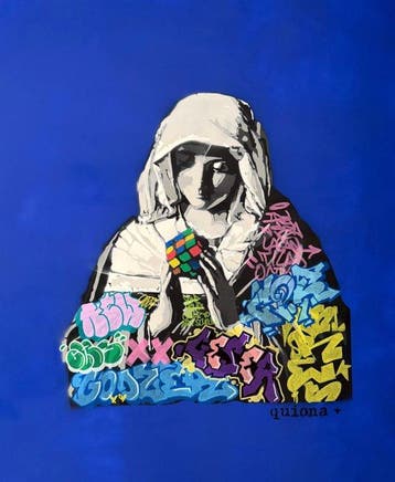 Quiona+ - ‘The Virgin with the Rubik’s Cube’ XL (No Reserve