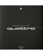 FUORI CONCORSO, QUATTRO, Boeken, Auto's | Boeken, Nieuw, Audi, Author