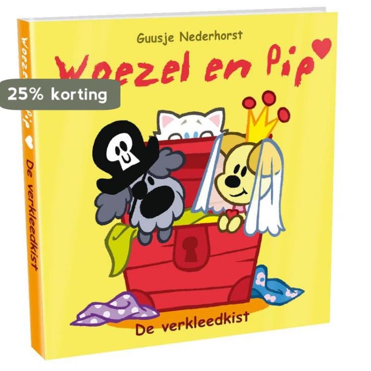 De verkleedkist / Woezel en Pip kartonnen boekjes, Boeken, Kinderboeken | Baby's en Peuters, Gelezen, Verzenden
