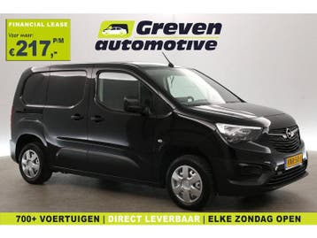 Opel Combo 1.5D 102PK | Airco | Cruise | Carplay |, Euro 6, Zwart, Nieuw, Lease