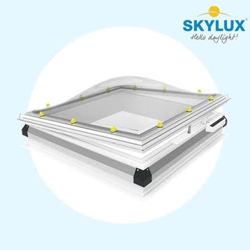 Skylux iDome hybride lichtkoepel  ventilerend met regense..., Verzenden, Nieuw, Gevelraam of Ruit