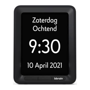 sprekende kalenderklok-zwart, Ophalen of Verzenden, Nieuw