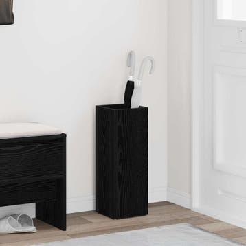 vidaXL Paraplu Standaard Zwart Eiken 20 x 20 x 55,5 cm, Huis en Inrichting, Verzenden, Nieuw