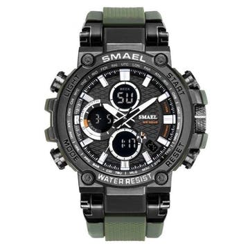 Militair Sport Horloge met Digitale Wijzerplaten voor Heren, Verzenden, Nieuw, SMAEL