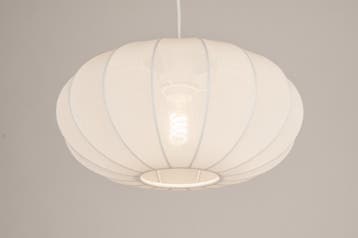 Rietveld Hanglampen - Wit - Stof, Metaal, Verzenden, Nieuw