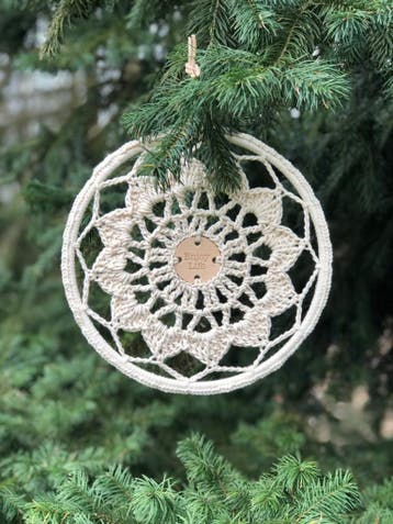 Haakpatroon Jolie Noël Kerstornament in metaling ring - Ha, Ophalen of Verzenden, Nieuw