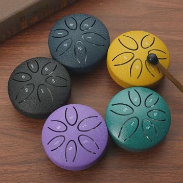 Mini Stalen Tongtrommel (6 Tonen) - Ethereal Hand Drum met S, Verzenden, Nieuw