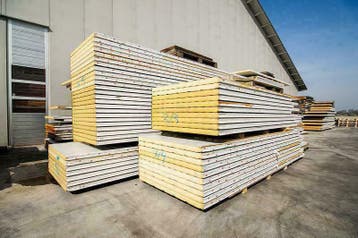 Sandwichpanelen 2e keus dak en wand B keus outlet, Ophalen, Nieuw, Overige materialen