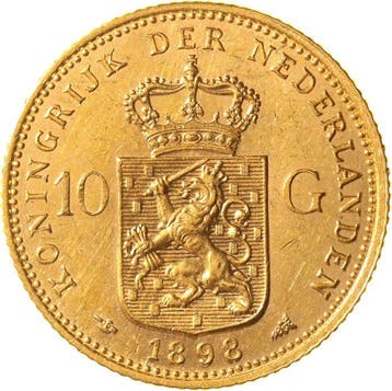Nederland. Wilhelmina. 10 Gulden 1898 P.PANDER