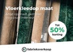 Vloerkleden op Maat - Showroom Genemuiden | 50% Korting!, Ophalen, Fluffy, Blauw, 200 cm of meer