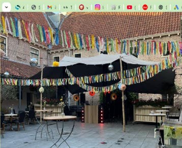 Lint voor slinger en backdrop, Verzenden, Nieuw, Overige kleuren, Accessoires