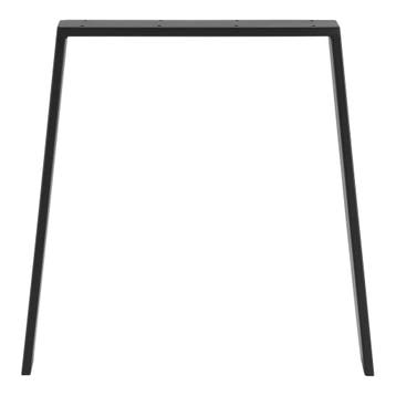 Trapeziumpoot tafelpoot 55-75x72 cm set van 2 zwart mat, Huis en Inrichting, Verzenden, Nieuw