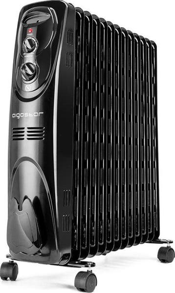 Olieradiator - 2500W Heater - Elektrische kachel - met Therm, Verzenden, Zo goed als nieuw
