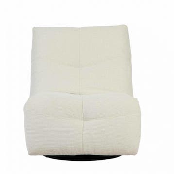 Relaxfauteuil Lazy | Off White | Starfurn, Ophalen of Verzenden, Nieuw