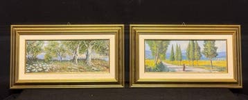 Italiaanse school (XX) - Paesaggio toscano