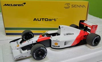 Autoart 1:18 - Model sportwagen - McLaren MP4/6 F1 Honda n.1, Nieuw