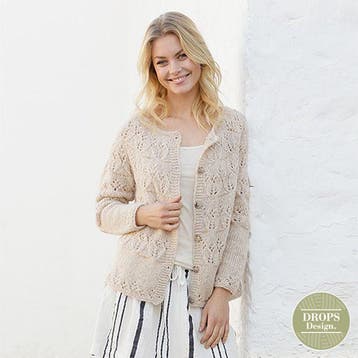 Patroon Gebreid Vest Birch Woods Jacket met ronde pas -, Ophalen of Verzenden, Nieuw