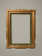 manifattura artigianale - Lijst - hout en goud, Antiek en Kunst, Curiosa en Brocante