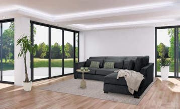 Loveseat Almere - loveseats - Zwart, Huis en Inrichting, Nieuw, Zwart, Stof