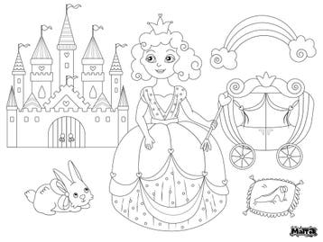 Matta prinses kasteel kleur- en vee van €14,95 voor €4,99, Ophalen of Verzenden, Nieuw