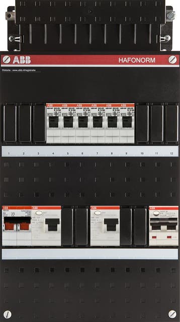 ABB Hafonorm PV-Groepenkast | HS 40A - 6 groepen - 2 x ALS, Ophalen of Verzenden, Nieuw, Groepenkast
