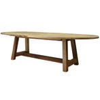 Kingston dining tuintafel 280x130xH77 cm teak, Tuin en Terras, Ophalen of Verzenden, Nieuw, Teakhout