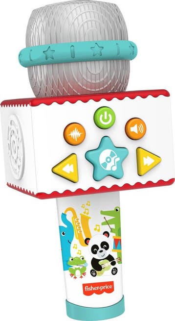 Fisher-Price Meezing Microphone – Interactief speelgoed -, Ophalen of Verzenden, Zo goed als nieuw