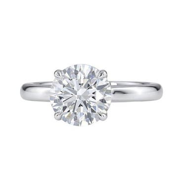 Zonder minimumprijs - Ring - 14 karaat Witgoud - 2.00ct. tw., Sieraden, Tassen en Uiterlijk, Nieuw