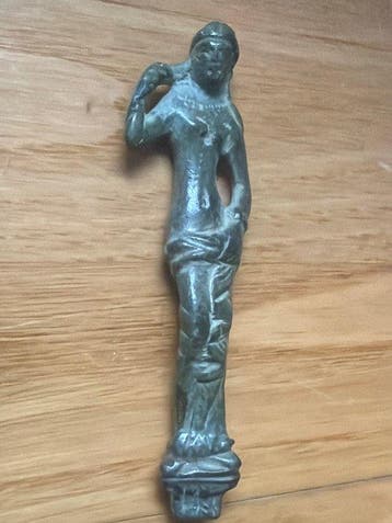 Oud-Romeins Brons, -Herkomst van 1896- Venus Beeldje - 8 cm