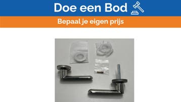 Bieden: Stainless Steel Round Door Handle Set – Durable Mar, Watersport en Boten, Ophalen of Verzenden, Nieuw, Kombuis en Sanitair