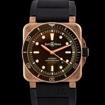 Bell & Ross - BR 03-92 Diver Bronze - BR03-92-DIV-B - Heren, Nieuw
