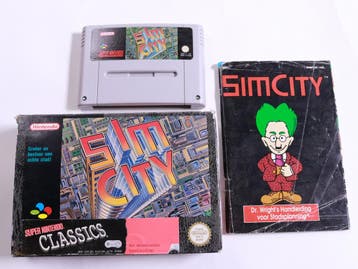 SNES - SimCity 64 - Boxed CIB, Spelcomputers en Games, Games | Nintendo Super NES, Ophalen of Verzenden, Nieuw