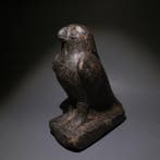 Oud-Egyptisch granodioriet Horusvalk-Sculptuur. 19,5 cm, Verzamelen