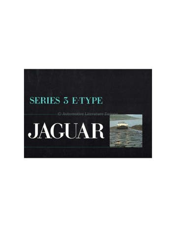 1971 JAGUAR E-TYPE SERIE 3 BROCHURE, Boeken, Nieuw, Author