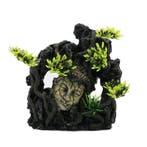 Rots met Boeddha kop 13cm / Aquariumdecoratie As-235, Verzenden, Nieuw, Gevuld zeewateraquarium