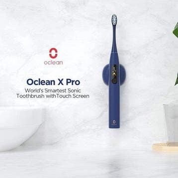 Oclean X Pro Slimme Elektrische Tandenborstel Blauw, Verzenden, Nieuw