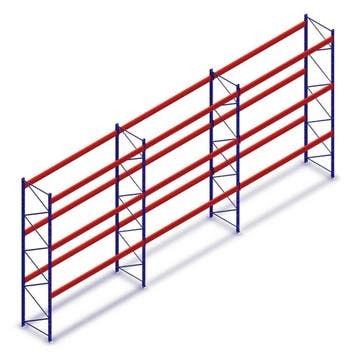 Aanbieding: Voordeelrij gebruikte Mecalux palletstelling
