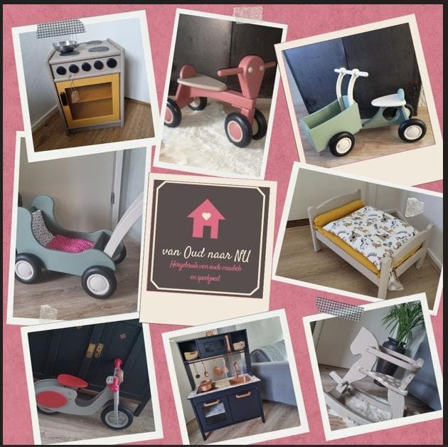 Houten speelgoed | Gerestyled | Uniek |, Kinderen en Baby's, Speelgoed | Houten speelgoed, Zo goed als nieuw, Ophalen of Verzenden