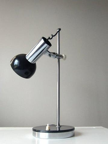 Massive - Tafellamp - Kn20 - Chroom, Metaal - Bureaulamp