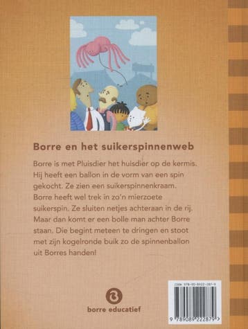 Borre en het suikerspinnenweb / De Gestreepte Boekjes, Verzenden, Zo goed als nieuw, Jeroen Aalbers