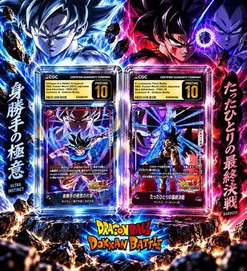 Bandai - 2 Graded card - Dragon Ball, Dragon Ball Z - Son, Nieuw
