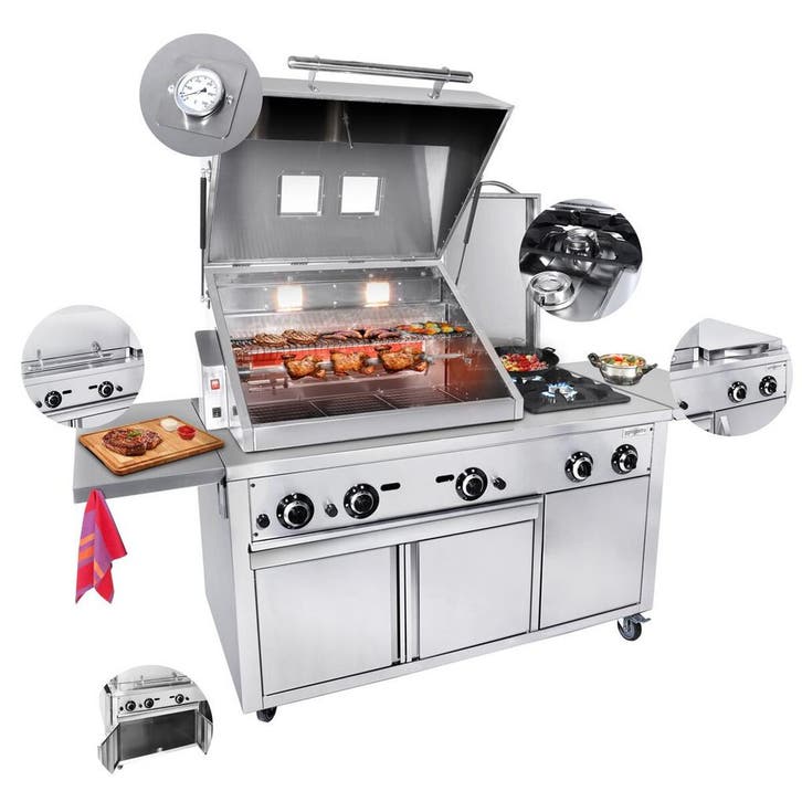 GGM Gastro | Gasbarbecue - Grillstation - 22,5kW - 2 |, Zakelijke goederen, Horeca | Overige, Verzenden